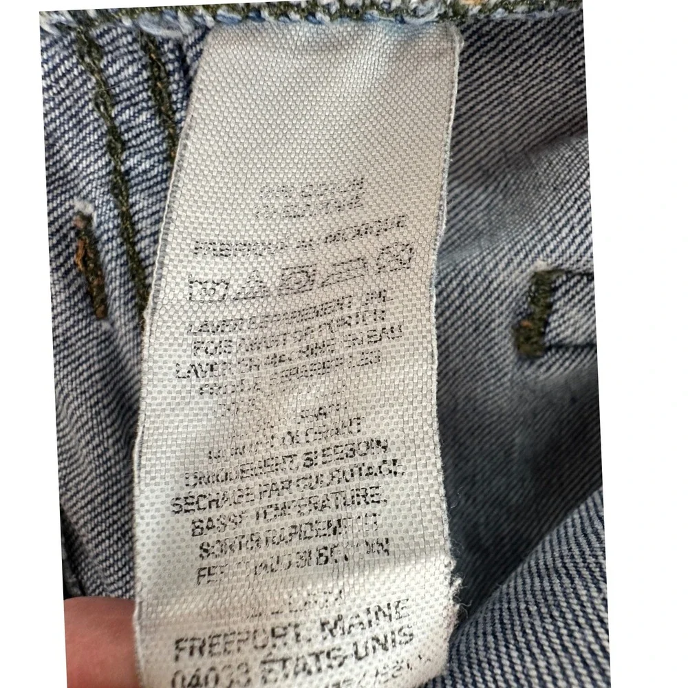 Vintage L.L. Bean Jeans Men's 40x29 Standard Fit‎ Denim Casual Cotton Pants Blue